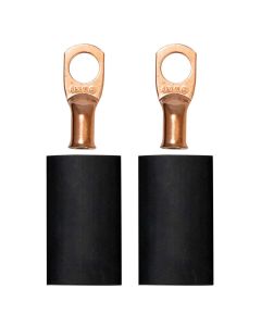 BATTERY CABLE TERMINAL KIT, CRIMP OR SOLDER, FOR 6 GA WIRE, 3/8 DIA STUD, 2 PACK