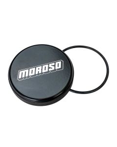 DRY SUMP TANK REPLACEMENT CAP, BLACK WITH LOGO