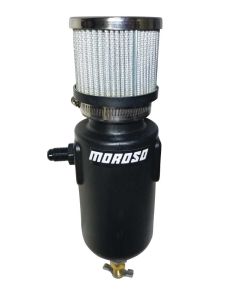 TANK, BREATHER, CATCH CAN, POLY, -6 AN MALE FITTING