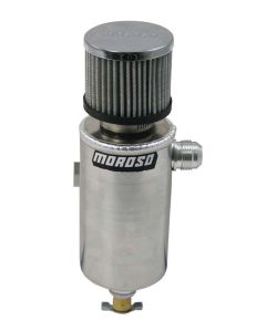 TANK, BREATHER, CATCH CAN,  -12 AN MALE FITTING, ROLL BAR MOUNT