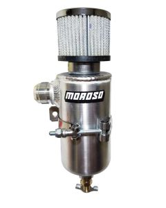 BREATHER TANK, CATCH CAN,  16AN MALE FITTING