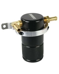 SEPARATOR, AIR OIL, CATCH CAN, SMALL BODY, BLACK FINISH, MIATA, 90-05