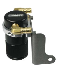 SEPARATOR, AIR OIL, CATCH CAN, SMALL BODY, BLACK FINISH, CHRYSLER/DODGE CHALLENGER, CHARGER, MAGNUM, 300C, 5.7/6.1