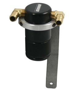 SEPARATOR, AIR OIL, CATCH CAN, SMALL BODY, BLACK FINISH, CHRYSLER 5.7, STOCK INTAKE