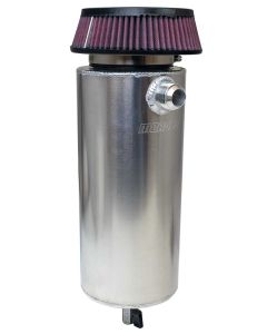 TANK, BREATHER, CATCH CAN, 6IN DIA, SINGLE -16AN INLET, UNIVERSAL