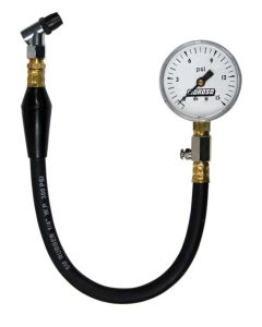 TIRE GAUGE, 15 PSI, 2 5/8 IN DISPLAY, 2 PERCENT ACCURACY