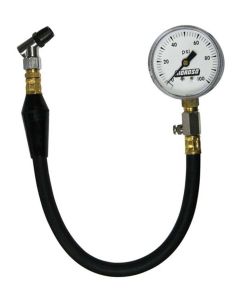 TIRE GAUGE, 100 PSI, 4 IN DISPLAY, 1/2 PERCENT ACCURACY
