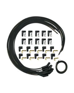 WIRE SET, MAG TUNE, UNIVERSAL, 135 DEGREE, BLACK