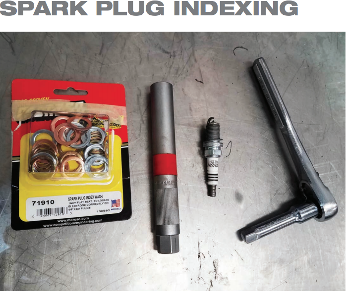 Spark Plug indexing from NASA Speed News