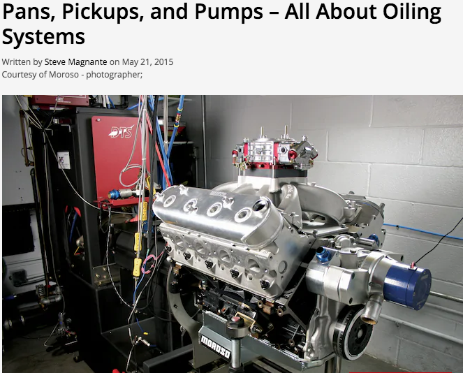Pans, Pickups, and Pumps - all about oiling systems