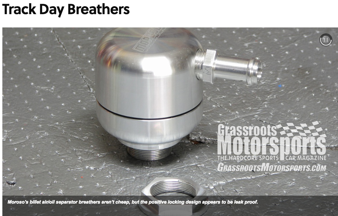 Moroso products in the media