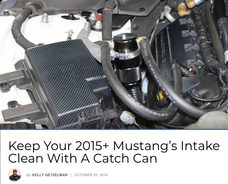 Ford NXT: Keep Your 2015+ Mustang’s Intake Clean With A Catch Can