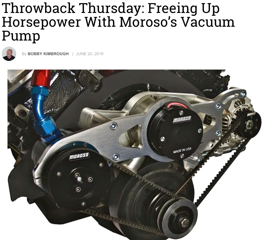 Engine Labs: Freeing Up Horsepower With Moroso’s Vacuum Pump