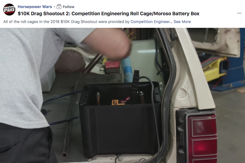 Horsepower Wars- $10k Drag Shootout 2: Competition Engineering and Moroso Products