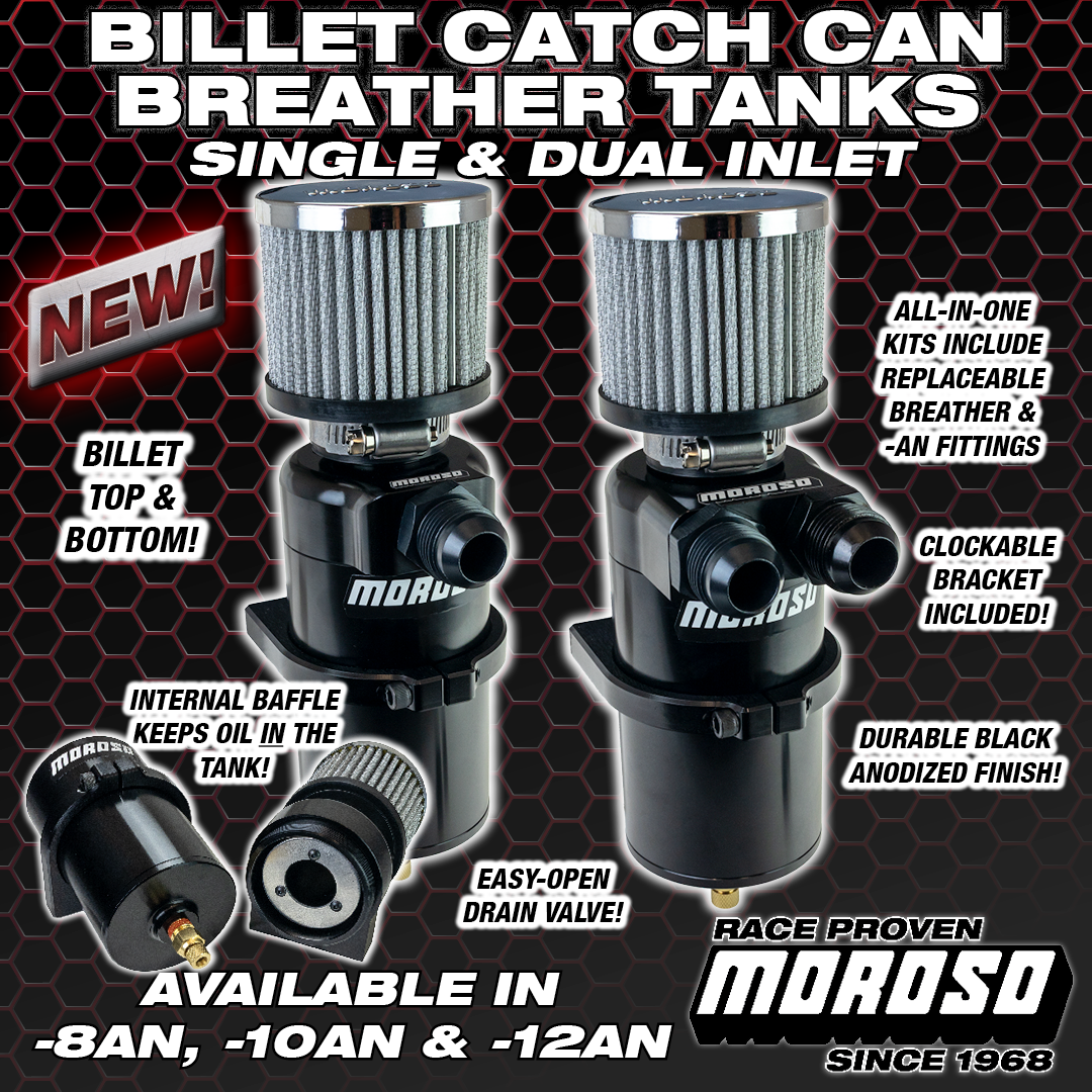 New Billet Catch Can Breather Tanks!