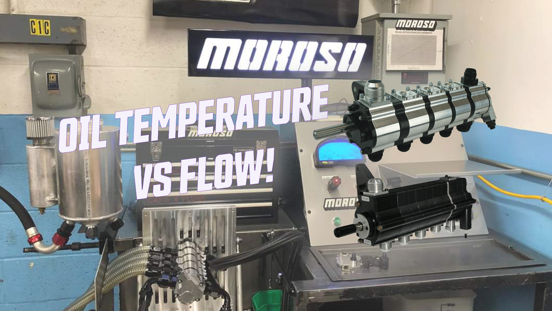 Moroso Oil Pump Test Stand (Temperature vs. Flow)